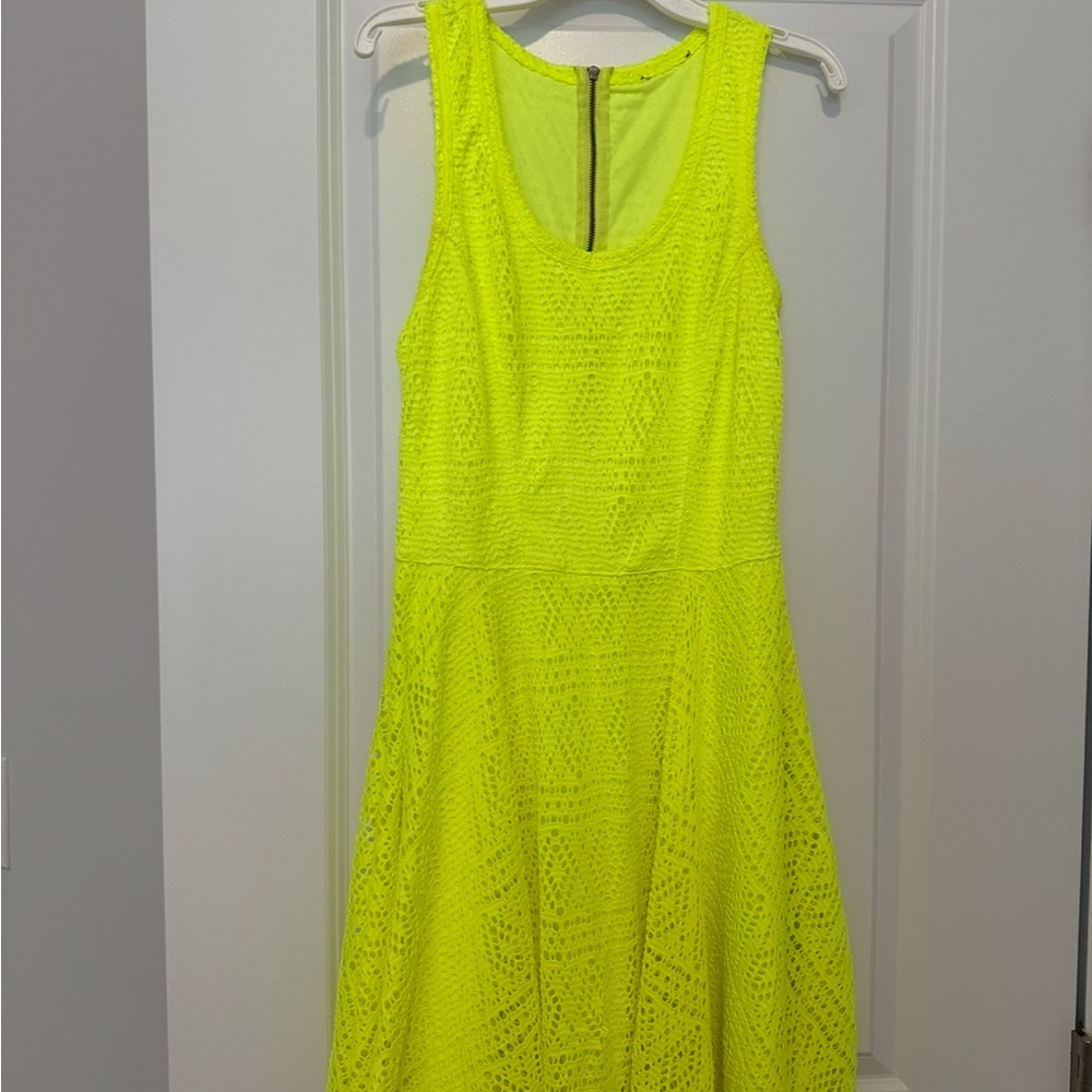 Vibrant Yellow Sleeveless Dress